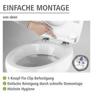 Premium WC-Sitz Tucan High Gloss Edelstahl - Mehrfarbig