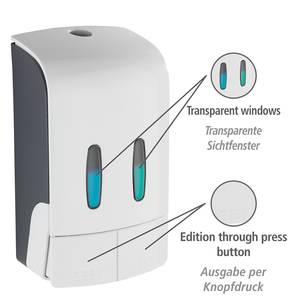 Desinfectiemiddel dispenser Tartas ABS-kunststof - Wit