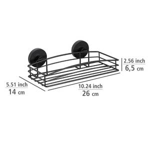 Wandablage Vacuum-Loc Stahl - Schwarz