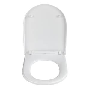 Siège de WC Exclusive Nr. 10 Acier inoxydable / Duroplast - Blanc