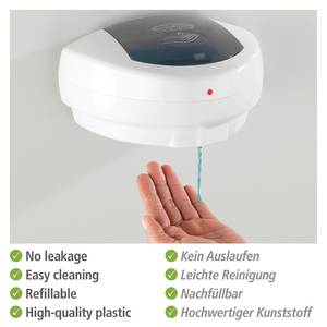 Desinfectiemiddel-dispenser Arco ABS-kunststof - wit