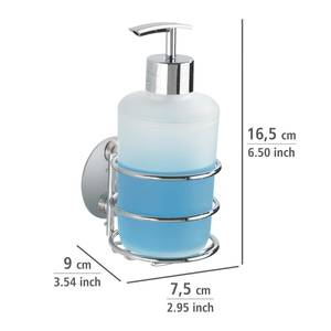 Distributeur et verre à dents Butono Acier inoxydable / Polypropylène - Blanc