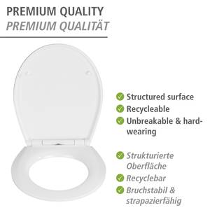 WC-Sitz Saguna Edelstahl / Thermoplast - Mehrfarbig