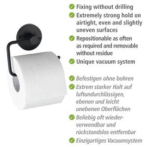Vacuum-Loc Toilettenpapierhalter Milazzo Stahl - Schwarz