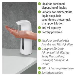 Desinfectiemiddel-dispenser Larino polystyreen - wit