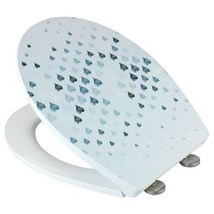 Siège WC Cuore Acier inoxydable / Duroplast - Multicolore