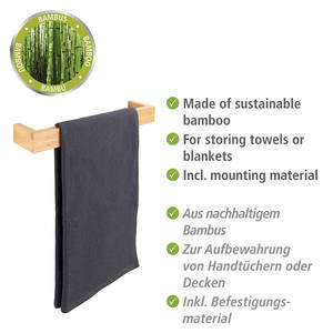 Porte-serviettes Bambusa Bambou - Naturel - Largeur : 40 cm