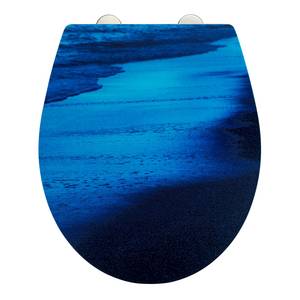 Siège WC Deep Sea Acier inoxydable / Duroplast - Bleu