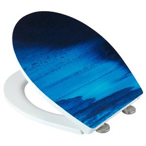 Siège WC Deep Sea Acier inoxydable / Duroplast - Bleu