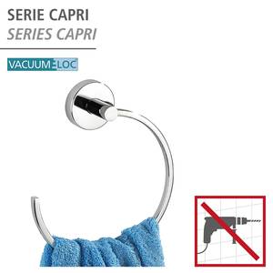 Anneau porte-serviette Capri Zinc moulé sous pression - Chrome