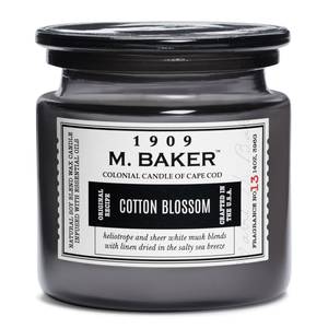 Bougie parfumée Cotton Blossom Mélange de cire de soja - Noir - 396 g