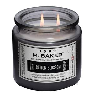 Bougie parfumée Cotton Blossom Mélange de cire de soja - Noir - 396 g
