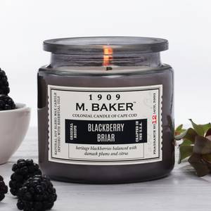 Bougie parfumée Blackberry Briar Mélange de cire de soja - Noir - 396 g