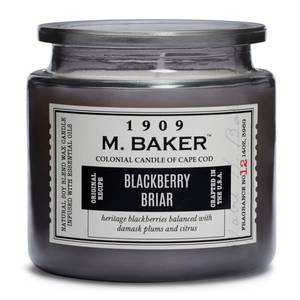 Bougie parfumée Blackberry Briar Mélange de cire de soja - Noir - 396 g