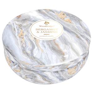 Bougie parfumée Bergamot & Jasmine Cire de paraffine - Gris - 470 g