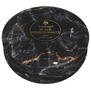 Geurkaars Black Pomegranate geraffineerd paraffine - zwart - 470 g