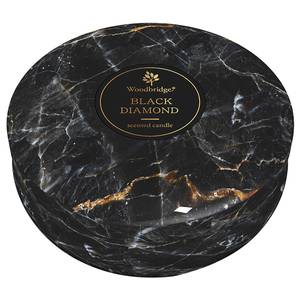 Bougie parfumée Black Diamond Cire de paraffine - Noir - 470 g