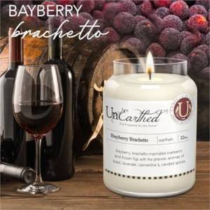 Bougie parfumée Bayberry Brachetto Cire de paraffine - Blanc - 640 g