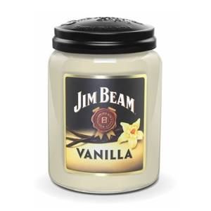 Duftkerze Jim Beam Vanilla Veredeltes Paraffin - Weiß - 570g