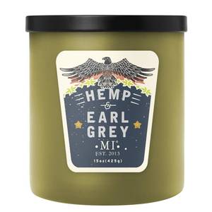 Bougie parfumée Hemp & Earl Grey Mélange de cire de soja - Vert
