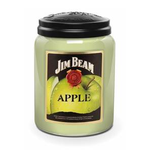 Geurkaars Jim Beam Apple geraffineerd paraffine - groen - 570 g