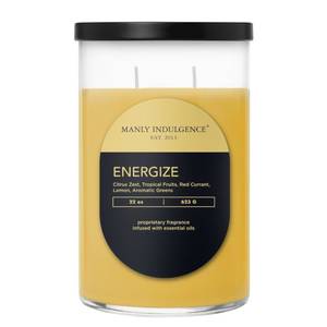 Geurkaars Energize sojawas mix - geel - 623 g