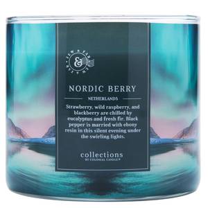 Duftkerze Nordic Berry Soja Wachs Mischung - Blau - 411g