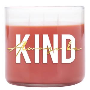 Bougie parfumée Always be Kind Mélange de cire de soja - Rouge - 411 g