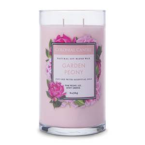 Bougie parfumée Garden Peony Mélange de cire de soja - Rose - 538 g