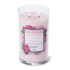 Bougie parfumée Garden Peony Mélange de cire de soja - Rose - 538 g