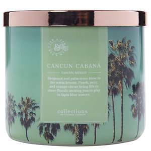 Bougie parfumée Cancun Cabana Mélange de cire de soja - Vert - 411 g