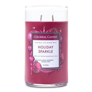 Geurkaars Holiday Sparkle sojawas mix - rood - 538 g