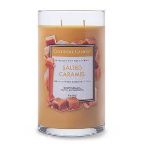 Bougie parfumée Salted Caramel Mélange de cire de soja - Orange - 538 g