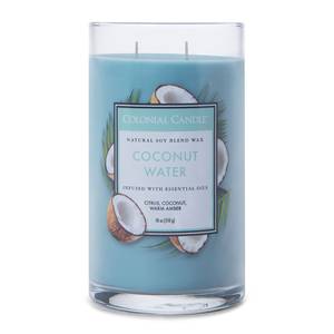Bougie parfumée Coconut Water Mélange de cire de soja - Bleu - 538 g