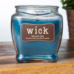 Geurkaars Moonlit Oak sojawas mix - blauw - 425 g