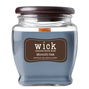 Duftkerze Moonlit Oak Soja Wachs Mischung - Blau - 425g