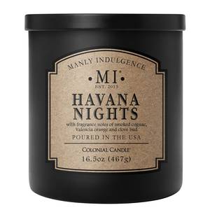 Duftkerze Havana Nights Soja Wachs Mischung - Schwarz - 467g