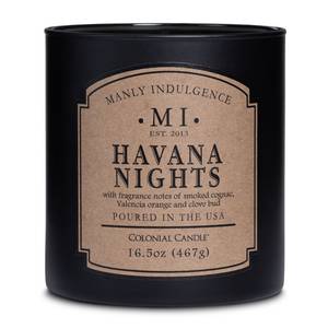 Bougie parfumée Havana Nights Mélange de cire de soja - Noir - 467 g