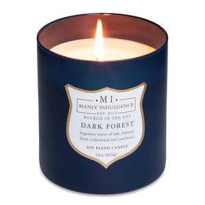 Bougie parfumée Dark Forest Mélange de cire de soja - Bleu - 425 g