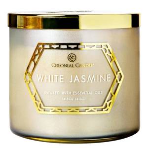 Duftkerze White Jasmine Soja Wachs Mischung - Weiß - 411g