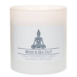 Geurkaars Moss and Sea Salt sojawas mix - wit - 453 g