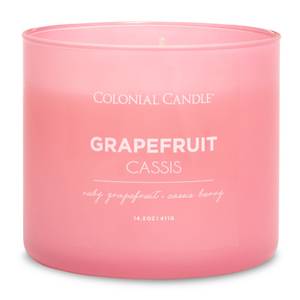 Bougie parfumée Grapefruit Cassis Mélange de cire de soja - Rose - 411 g