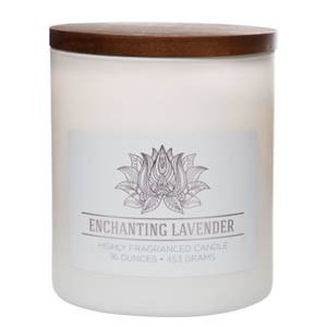 Bougie parfumée Enchanting Lavender Mélange de cire de soja - Blanc - 453 g