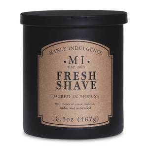 Bougie parfumée Fresh Shave Mélange de cire de soja - Noir - 467 g