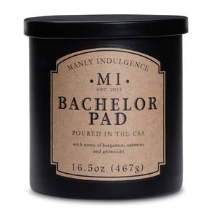 Geurkaars Bachelor Pad sojawas mix - zwart - 467 g