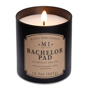 Bougie parfumée Bachelor Pad Mélange de cire de soja - Noir - 467 g