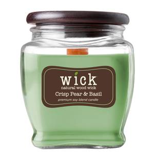 Bougie parfumée Crisp Pear And Basil Mélange de cire de soja - Vert - 425 g