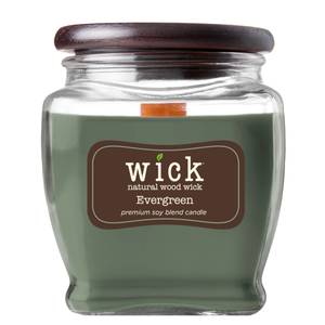 Bougie parfumée Evergreen Mélange de cire de soja - Vert - 425 g