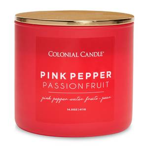 Geurkaars Pink Pepper Passionfruit sojawas mix - rood - 411 g