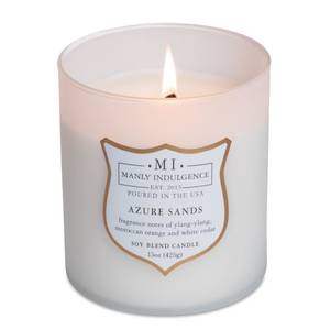 Bougie parfumée White Azure Sands Mélange de cire de soja - Blanc - 425 g